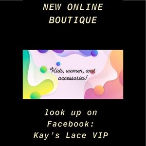 NEW ONLINE FACEBOOK: go follow Kay’s Lace VIP